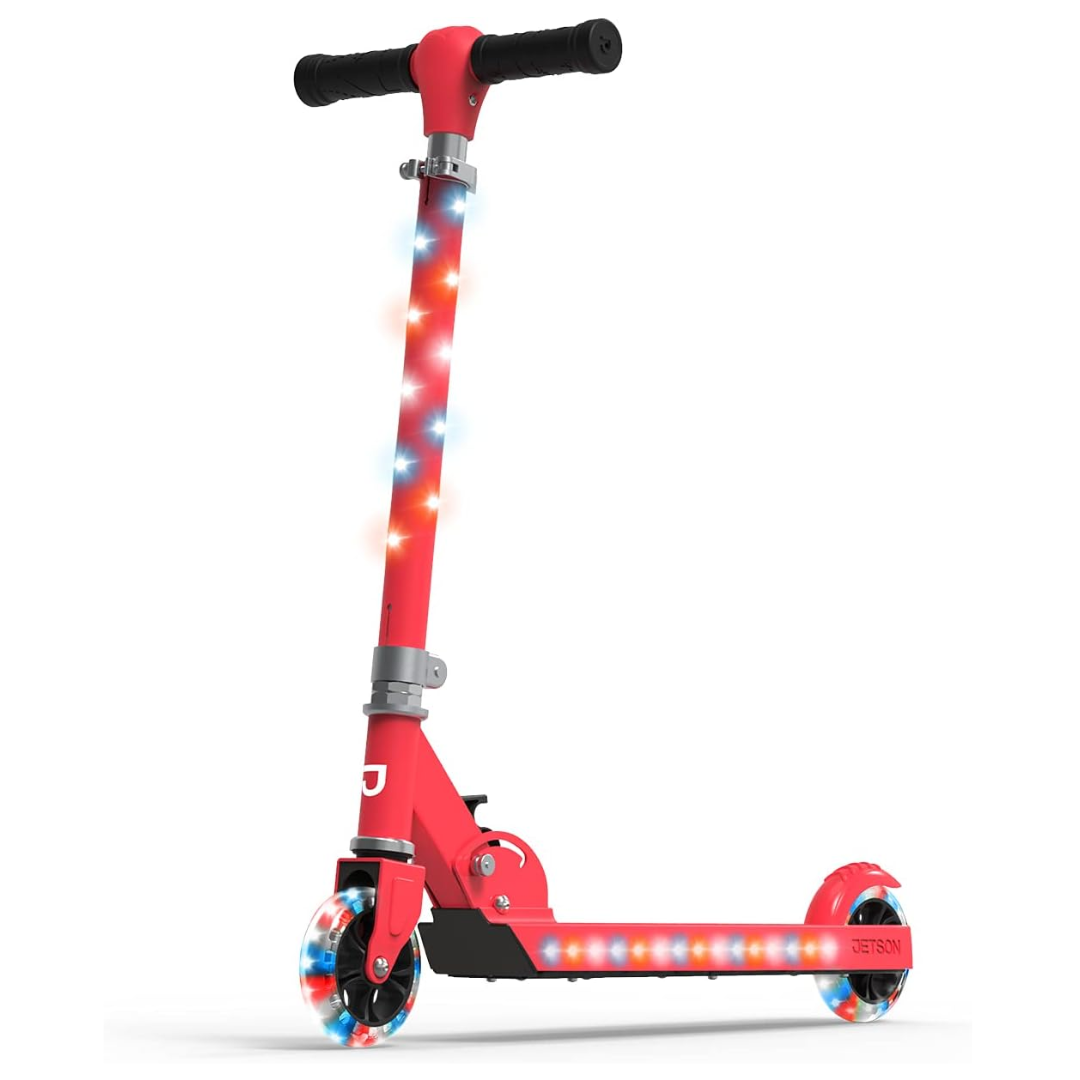 Kids Kick Scooter - 2-Wheel Light-Up with LEDs and Adjustable Handlebar