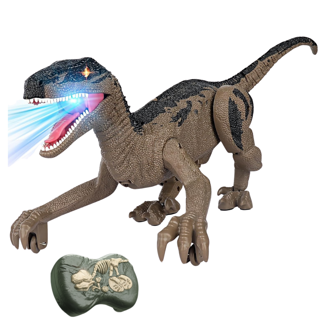 Rechargeable Walking Dinosaur Toy for Kids with 2.4GHz Control