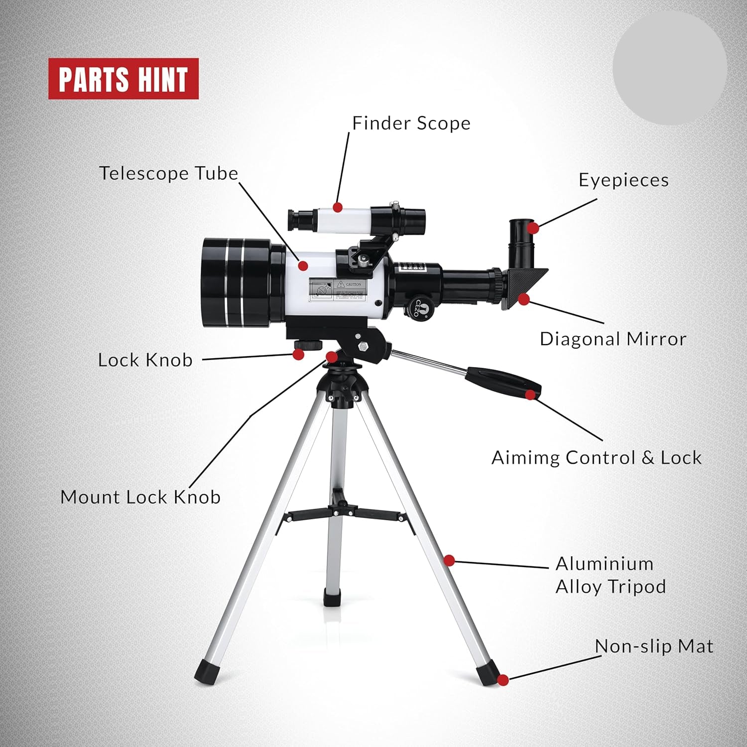 2025 Telescope for Adults & Kids, Refractor Telescopes