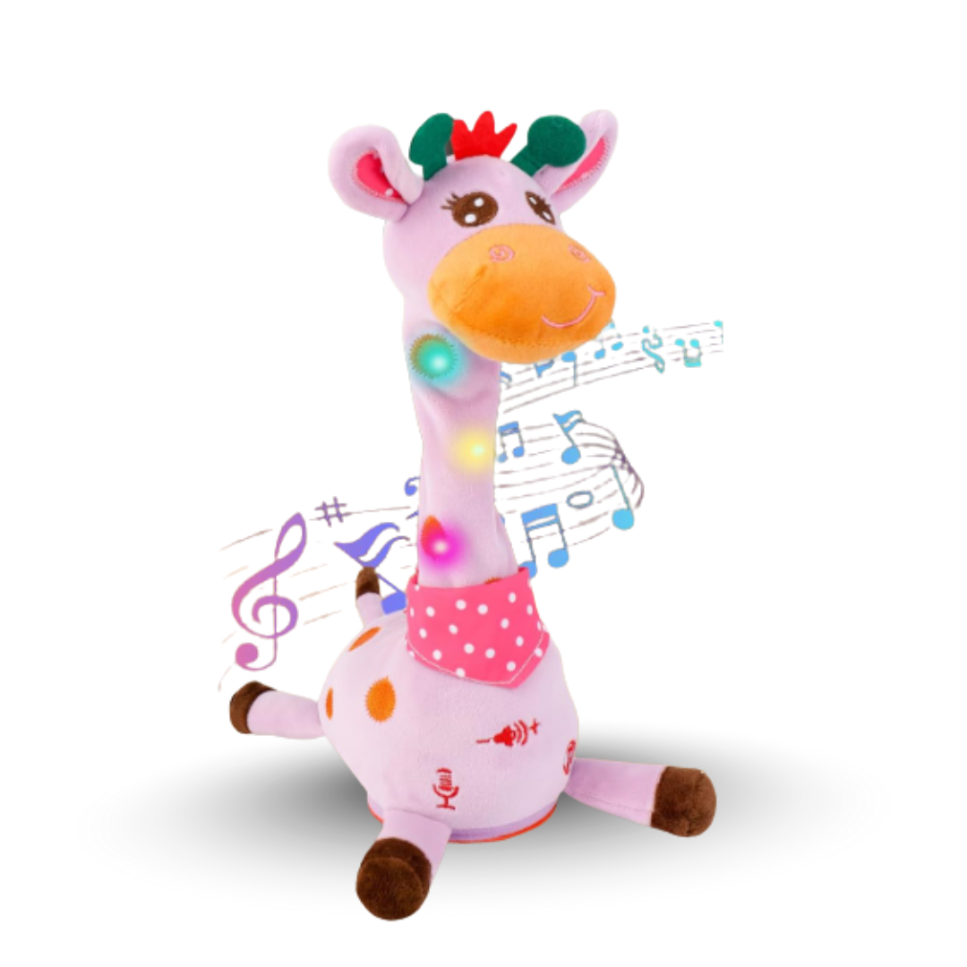 Dancing Talking Plush Toy with LED Lights Music and Voice Recording