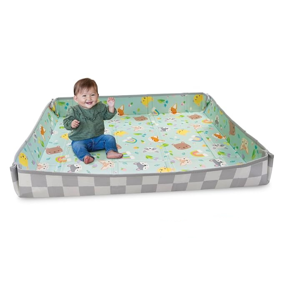 Foldable Soft Foam Baby Play Mat for Tummy Time & Floor Play