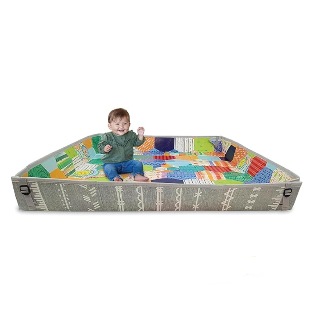 Foldable Soft Foam Baby Play Mat for Tummy Time & Floor Play