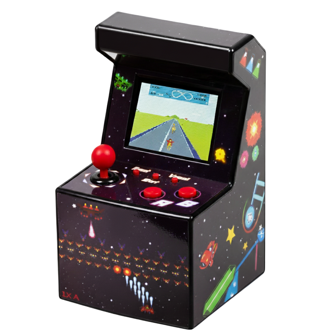 Mini Retro Arcade Console with Built-In Games and 2.5" Screen