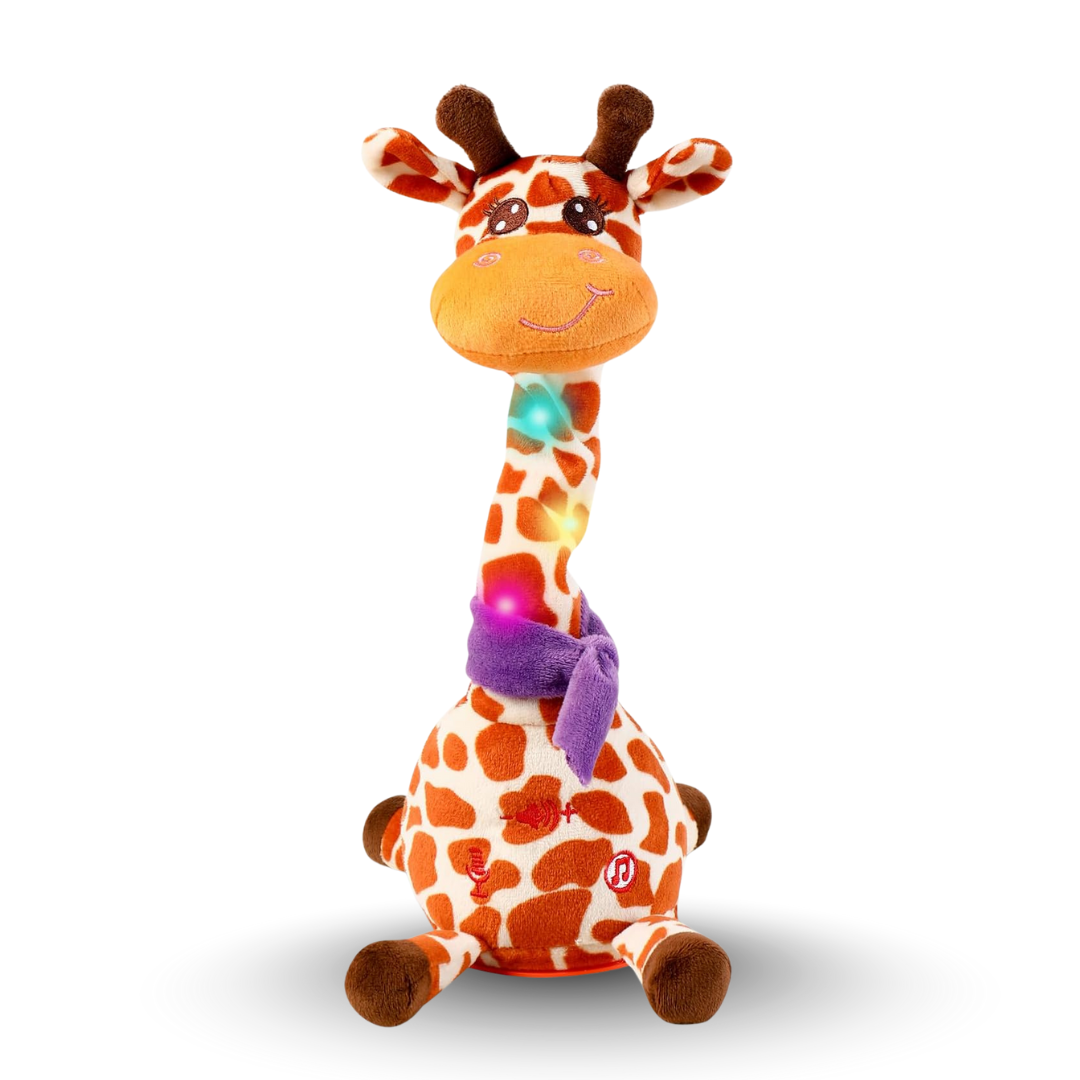 Dancing Talking Plush Toy with LED Lights Music and Voice Recording