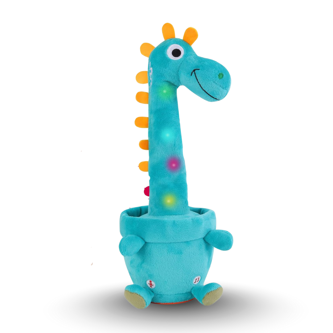 Dancing Talking Plush Toy with LED Lights Music and Voice Recording