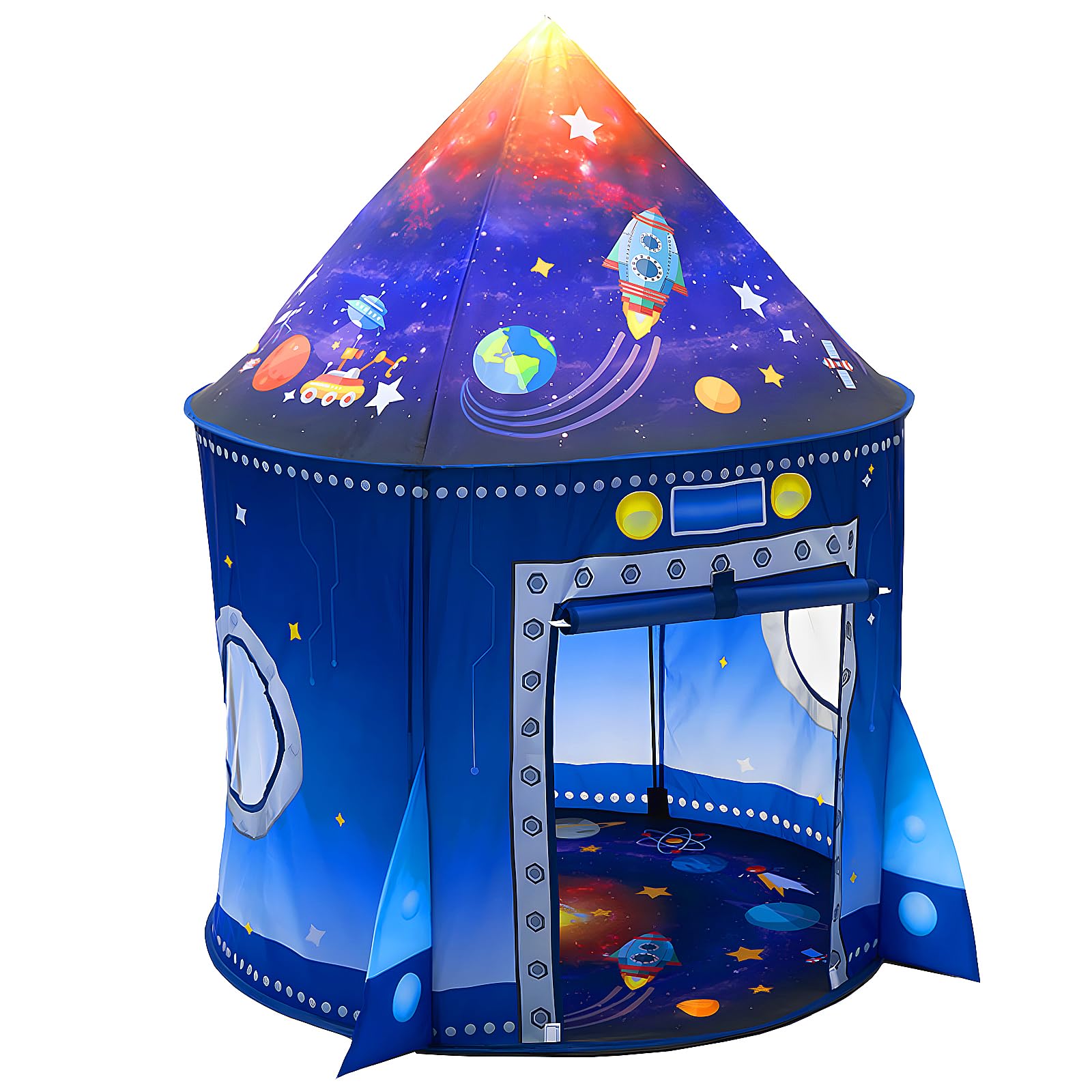 Rocket-Themed Play Tent for Kids